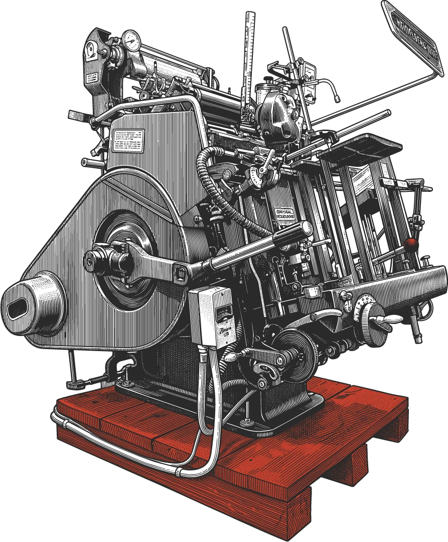 Гравюра: тигельный пресс Heidelberg OHT